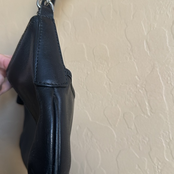 VINTAGE COACH SADDLE BAG black LIKE NEW CONDITION - Picture 5 of 16